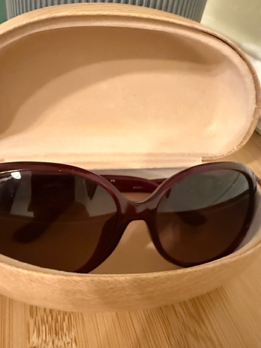 Authentic Salvatore Ferragamo Women's Sunglasses Dark Burgundy Designer Optics - Picture 2 of 9